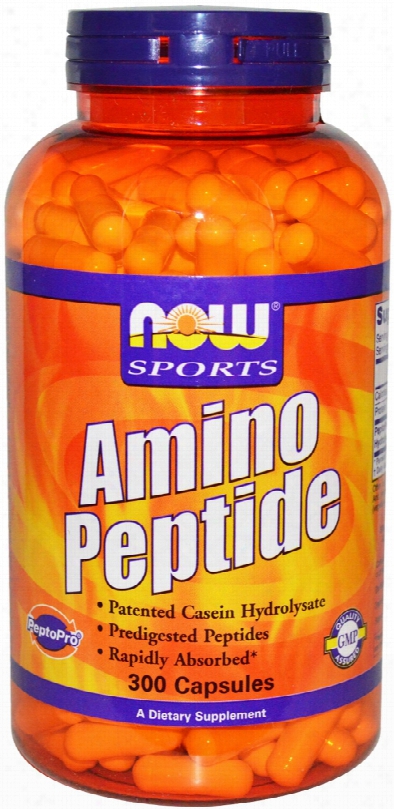 Now Foods Amino Peptide - 300 Capsules