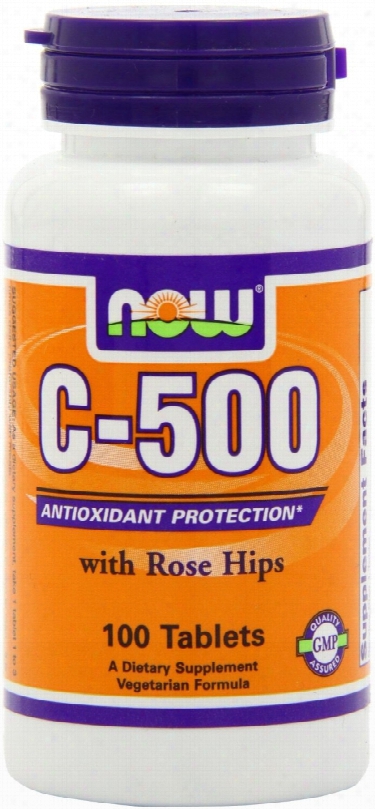 Now Foods C-500 With Rose Hips - 100 Tablets