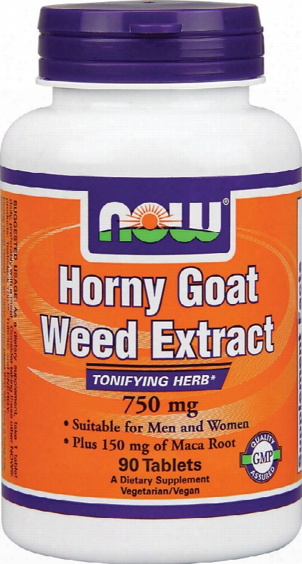 Now Foods Horny Goat Weed Extract - 90 Atblets