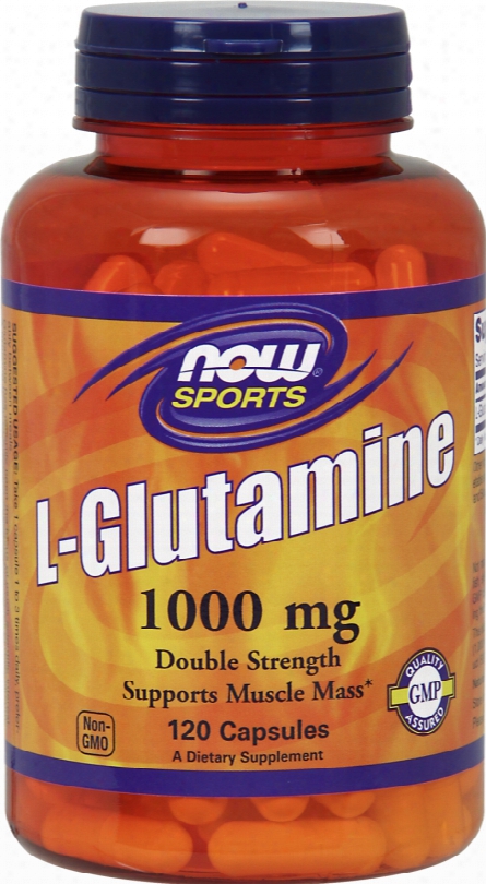 Now Foods L-glutamine Capsules - 120 Capsules