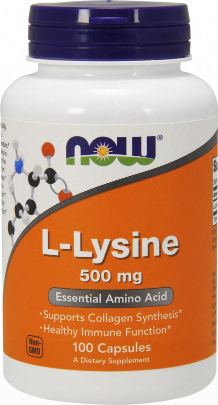 Now Foods L-lysine - 100 Capsules