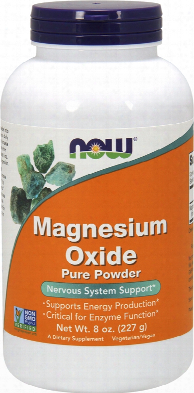 Now Foods Magnesium Oxide - 8oz