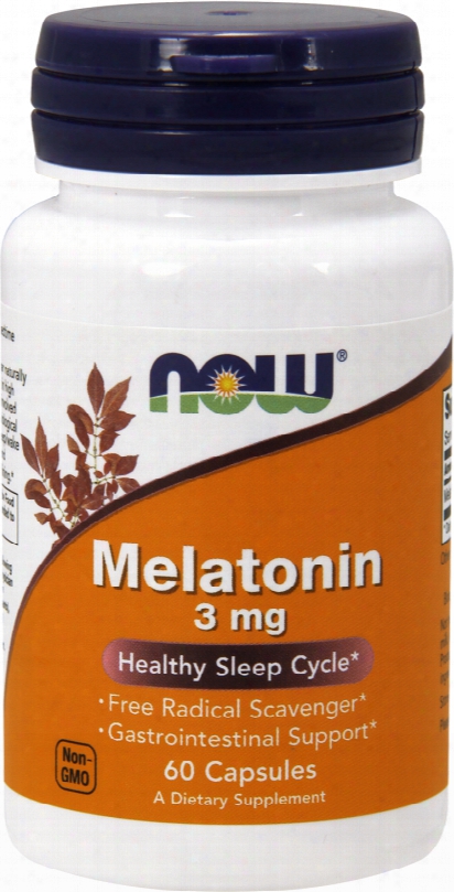 Now Foods Melatonin 3mg - 60 Capsules