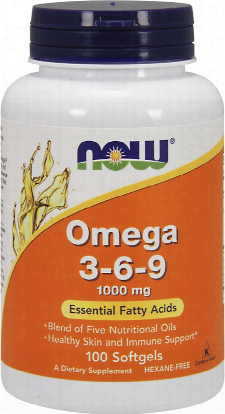 Now Foods Omega 3-6-9 - 100 Softgels