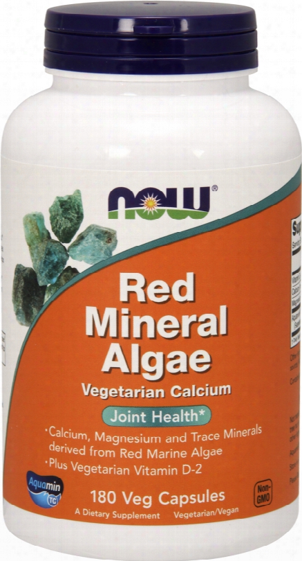 Now Foods Red Mineral Algae - 180 Vcapsules