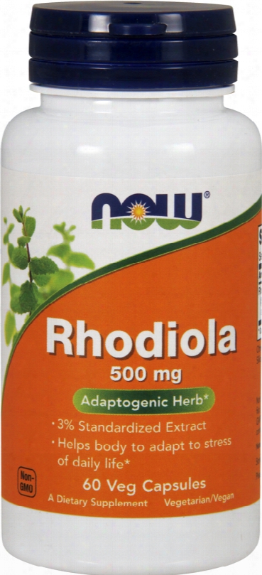 Now Foods Rhodiola - 60 Vcapsules