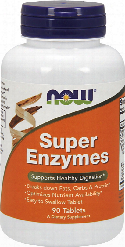 Now Foods Super Enzymes - 90 Tablets