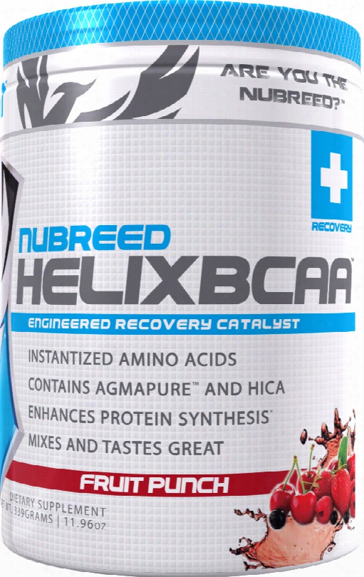 Nubreed Nutrition Helix Bcaa - 30 Servings Fruit Punch