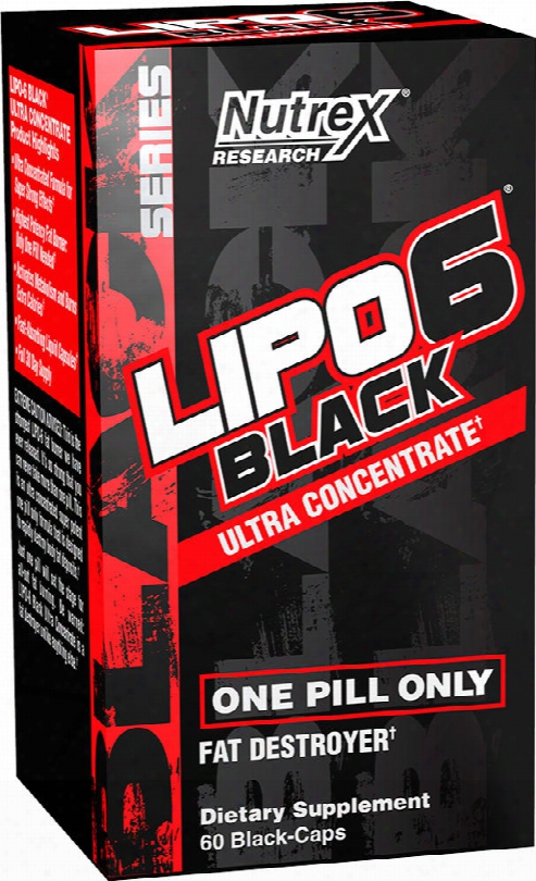 Nutrex Lipo-6 Blak Ulttra Concentrate - 60 Capsules