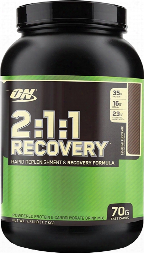Optimum Nutrition 2:1:1 Recovery - 3.73lbs Colossal Chocolate