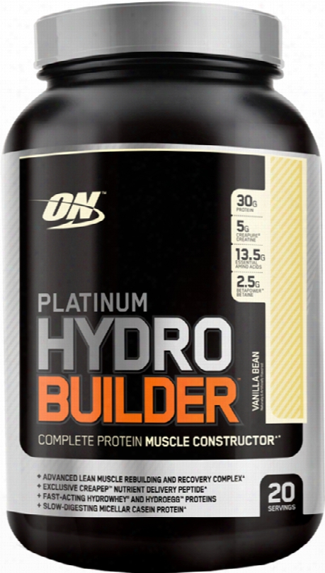 Optimum Nutrition Hydrobuilder - 20 Servings Vanilla Bean