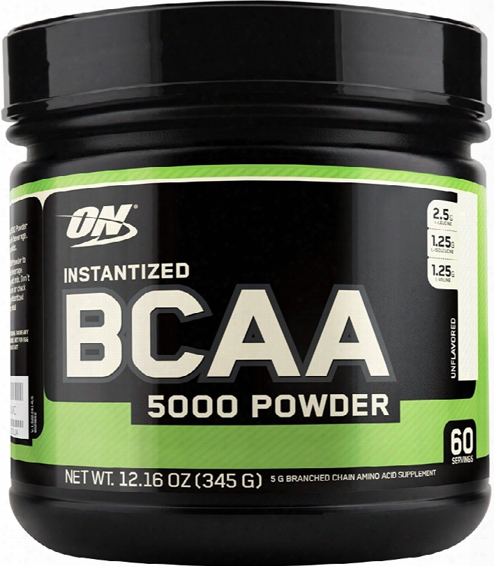 Optimum Nutrition Instantized Bcaa 5000 Powder - 60 Servings Unflavore