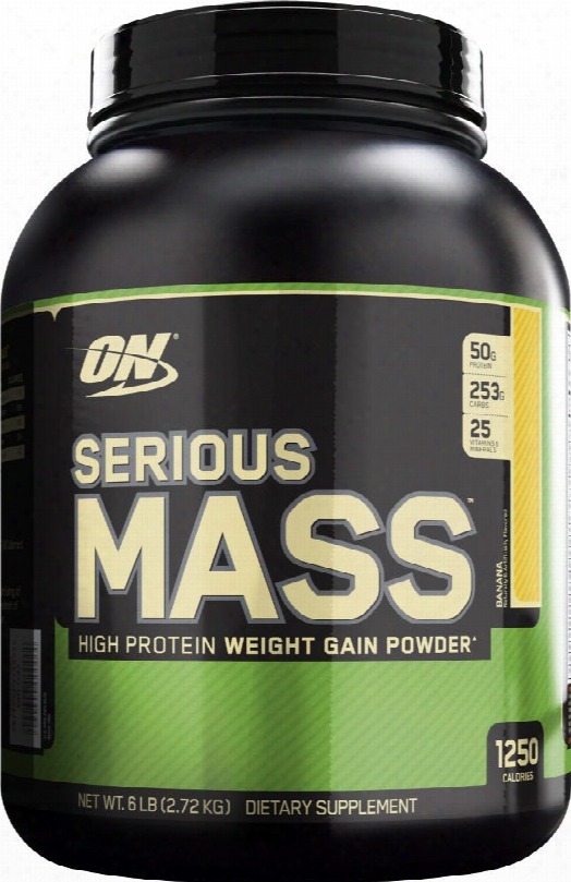 Optimum Nutrition Serious Mass - 6lbs Banana