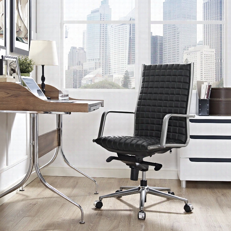 Pattern Highback Office Chair In Black