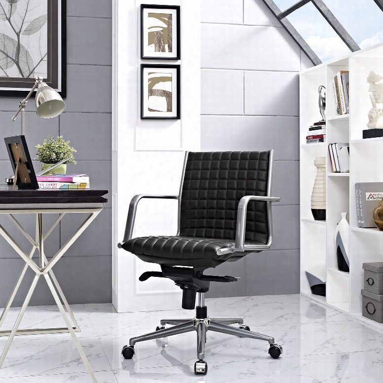 Pattern Office Chair In Black