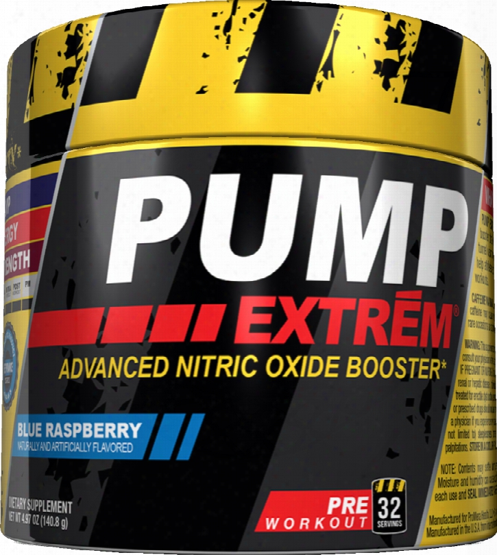 Promera Pump Extrem - 32 Servings Blue Raspberry