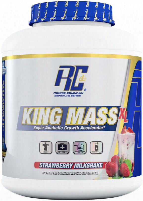 Ronnie Coleman Signature Series King Mass Xl - 6lbs Strawberry Milksha