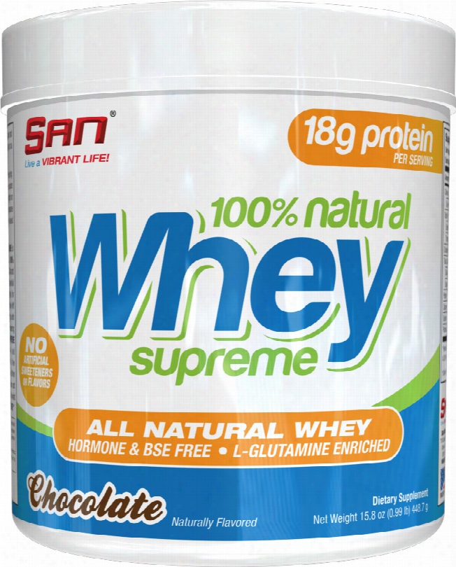 San 100% Natural Whey - 1lb Chocolate