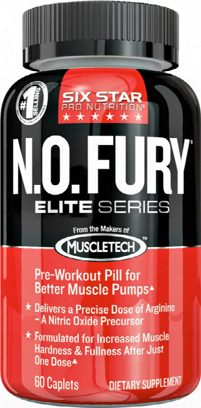 Six Star Muscle N.o. Fury Elite Series - 60 Caplets