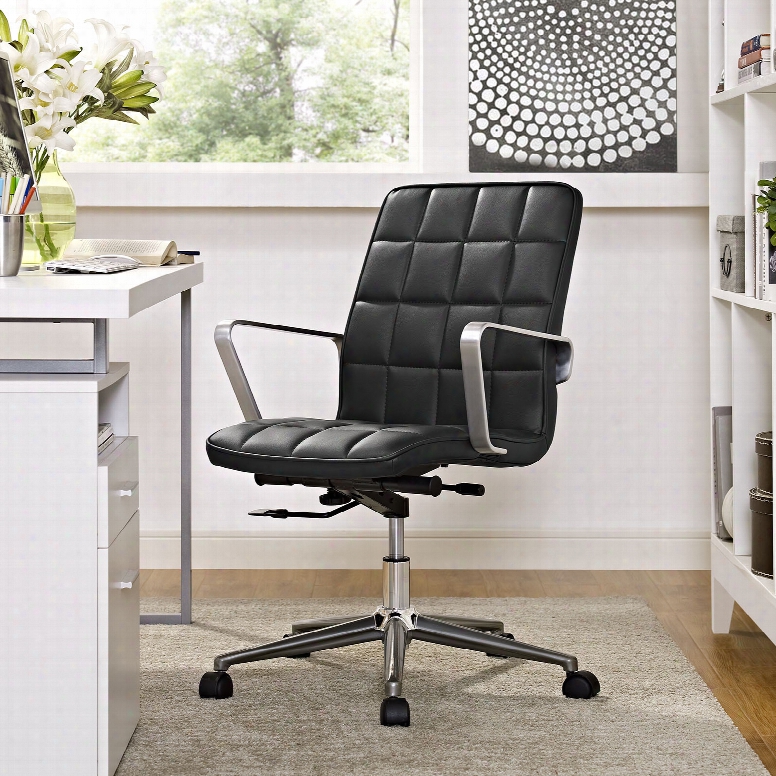 Tile Office Chair In Black