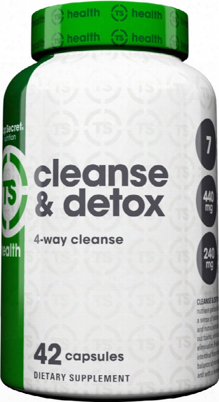 Top Secret Nutrition 4-way Body Cleanse & Detox -  42 Vcapsules