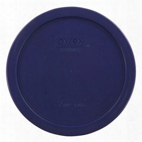 6 & 7 Cup Round Plastic Lid, Blue
