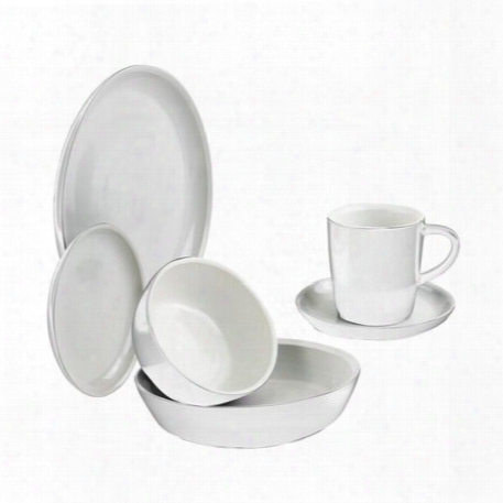 6-pc Powder Dinnerware Set