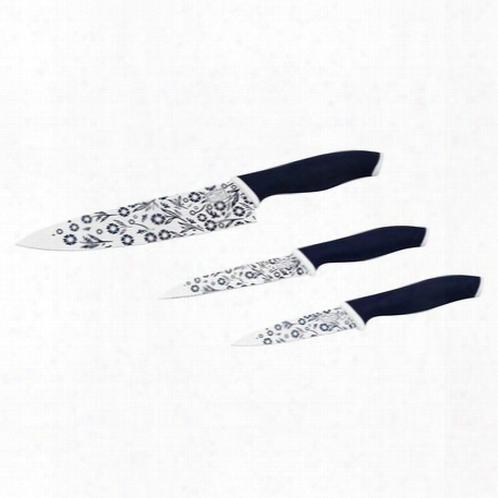 60th Anniversary Corflower 3-pc Value Pack Knife Set