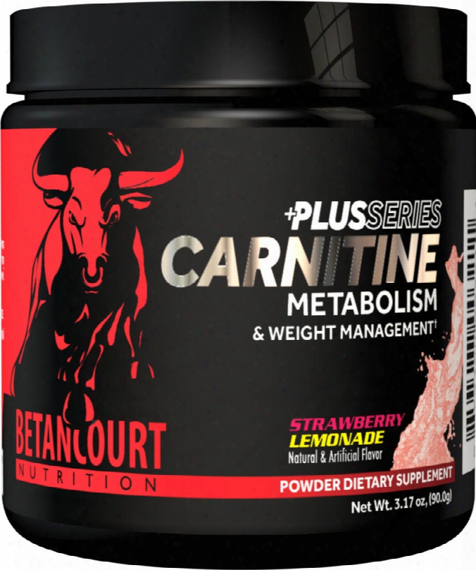 Betancourt Nutrition Carnitine Plus - 60 Servings Strawberry Lemonade