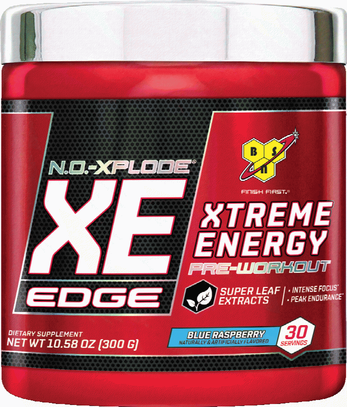 Bsn No-xplode Xe Edge - 30 Servings Blue Raspberry