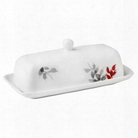 Butter Dish Coordinates W/ Corelle Kyoto  Leaves