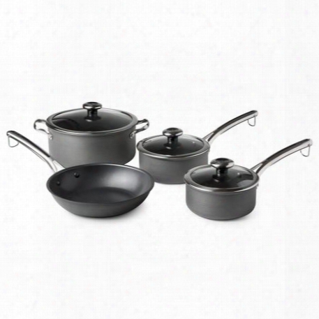 Clean Pan␞ 7-pc Hard Anodized Aluminum Non-stick Cookware Set