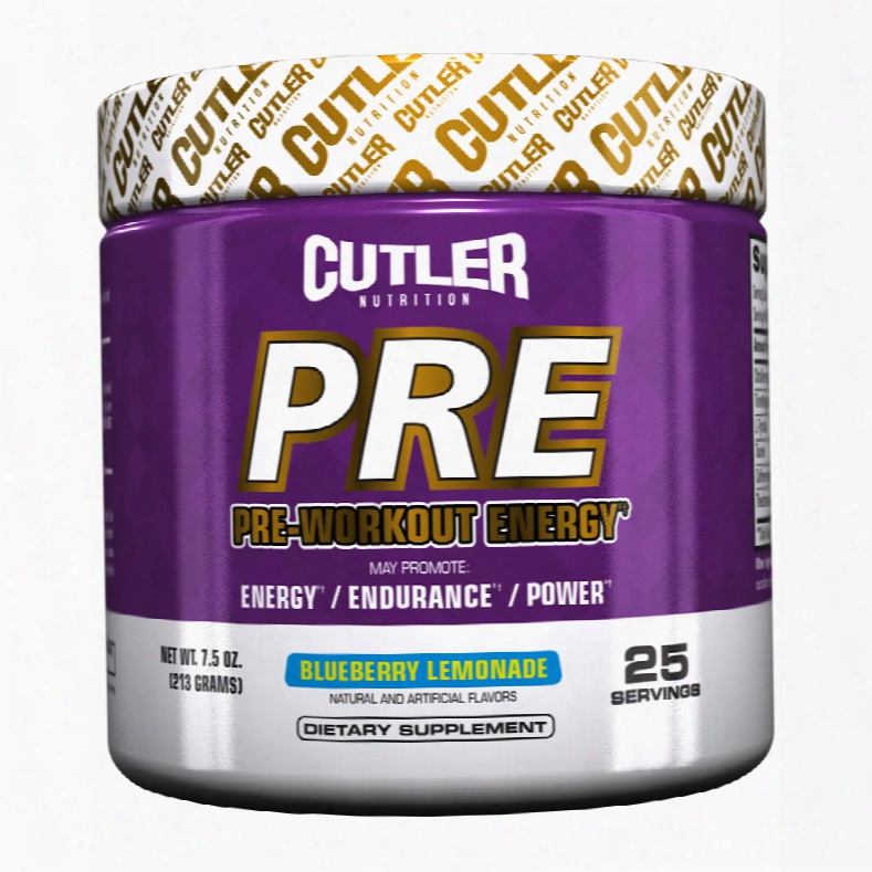 Cutler Nutrition Pre - 25 Servings Fruit Punch