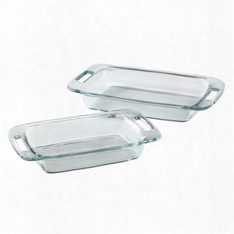 Easy Grab 2-pc Oblong Baking Dish Set