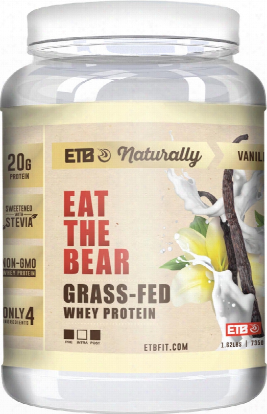 Eat The Bear Grass-fed Whey Protein - 2lbs Vanilla