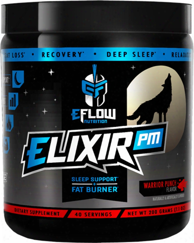Eflow Nutrition Elixir Pm - 40 Servings Warrior Punch
