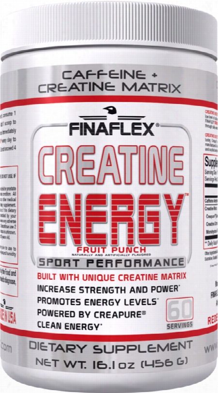 Finaflex Creatine Energy - 60 Servings Fruit Punch