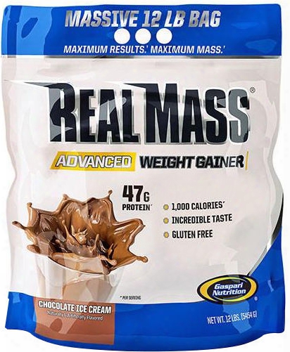 Gaspari Nutrition Realmass Advanced Weight Gainer - 12lbs Chocolate Ic