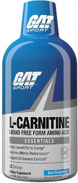 Gat Sport L-carnitine 1500 - 16oz Blue Raspberry