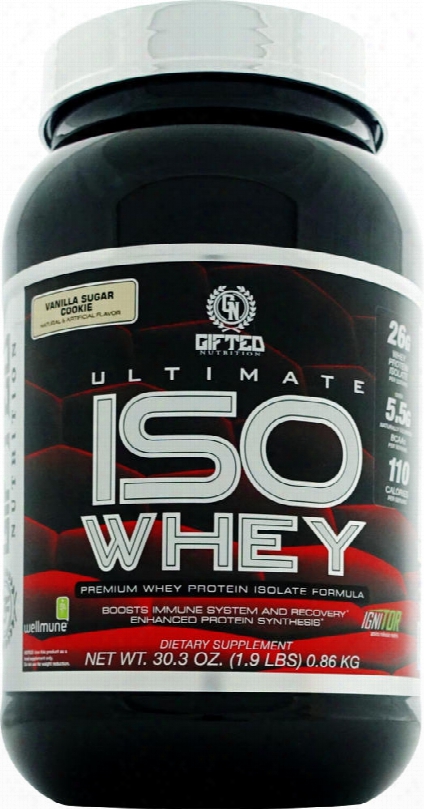 Gifted Nutrition Ultimate Iso Whey - 1.9lbs Strawberry Cheesecake