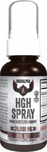 Imsoalpha Hgh Spray - 1 Oz