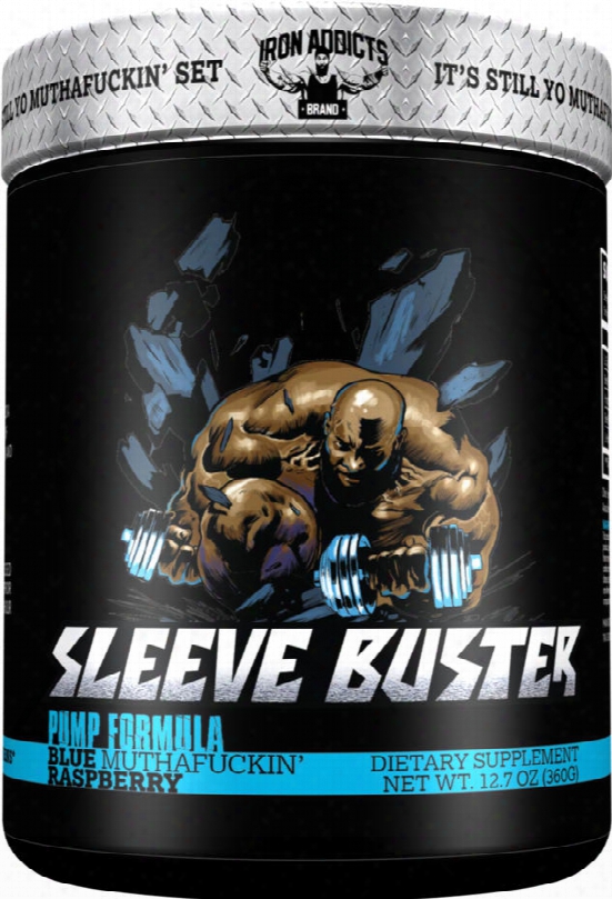 Iron Addicts Sleeve Buster - 30 Servings Blue Muthaf*ckin Raspberry