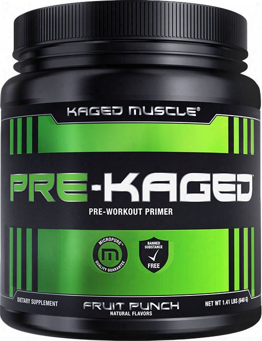 Kaged Muscle Pre-kaged - 20 Servings Fruit Punch