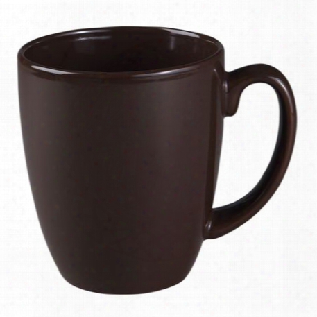 Livingware␞ 11-oz Stoneware Mug, Chocolate