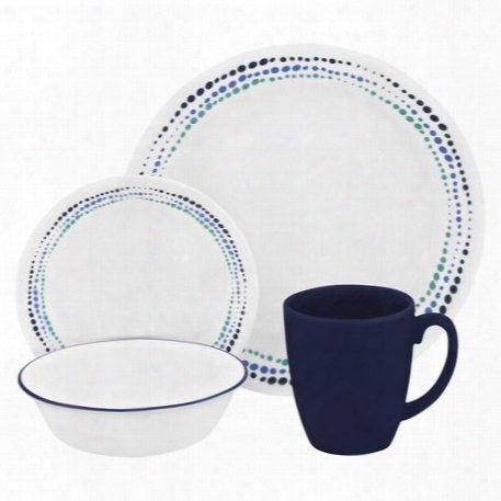 Livingware␞ Ocean Blues 16-pc Dinnerware Set