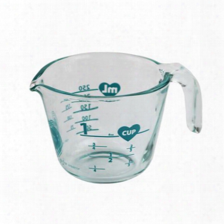 Love 1 Cup Turquoise Measuring Cup