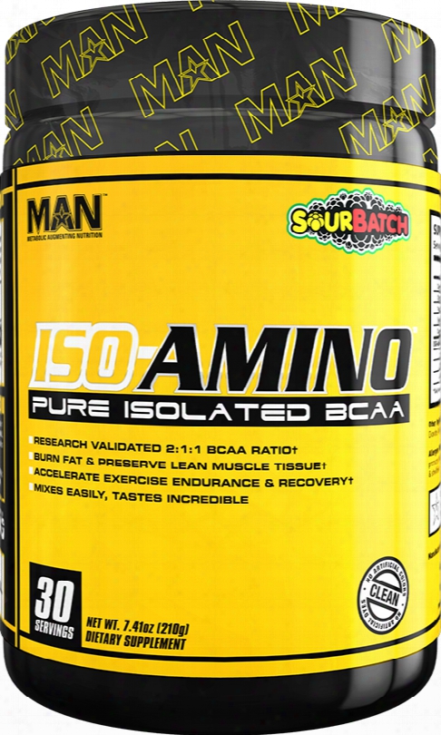 Man Sports Iso-amino - 30 Servings Sour Batch