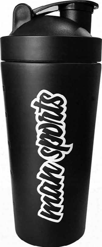 Man Sports Metal Shaker - 25oz Black