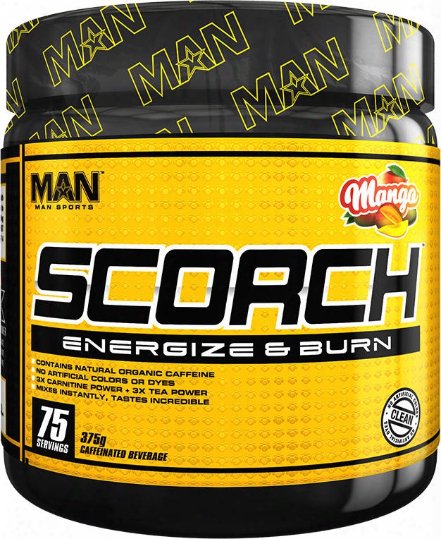 Man Sports Scorch Powder - 75 Servings Mango