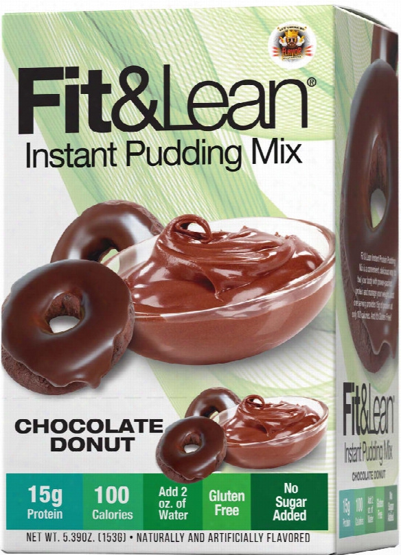 Mhp Fit & Lean Protein Pudding - 6 Pack Chocolate Donut
